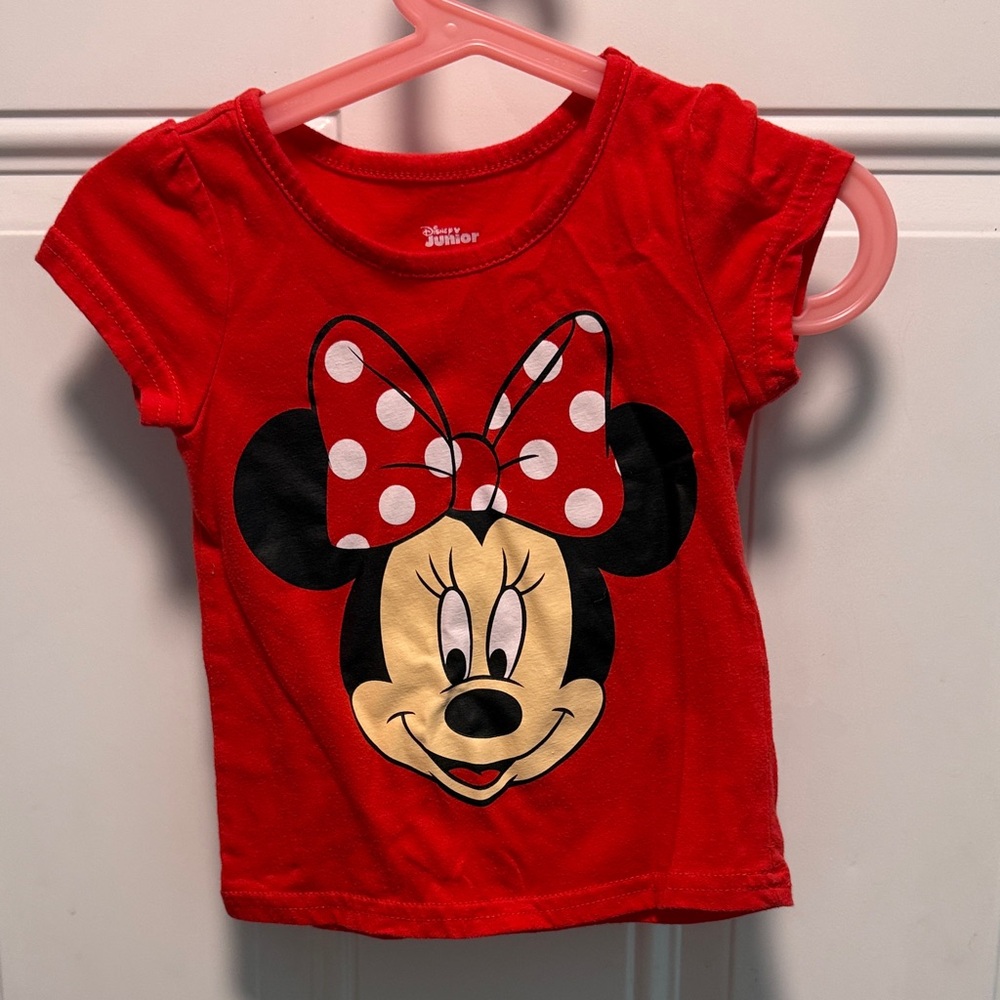 2 Minnie Mouse Short Sleeve Tees